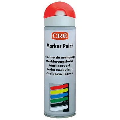 MÄRKFÄRG CRC FLUOR 500ML RÖD